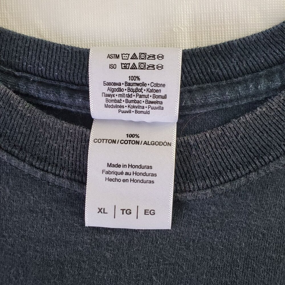Gildan Men's Blue Pullover T-Shirt Postal Worker Graphic Long Sleeve Sz XL (C-4) - Picture 9 of 11